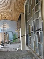 Peter Heel, altes Treppenhaus raus